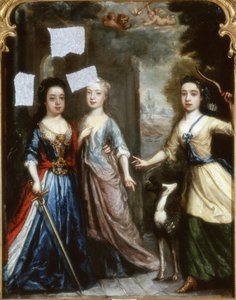 Portrait de trois enfants - Pierre Mignard